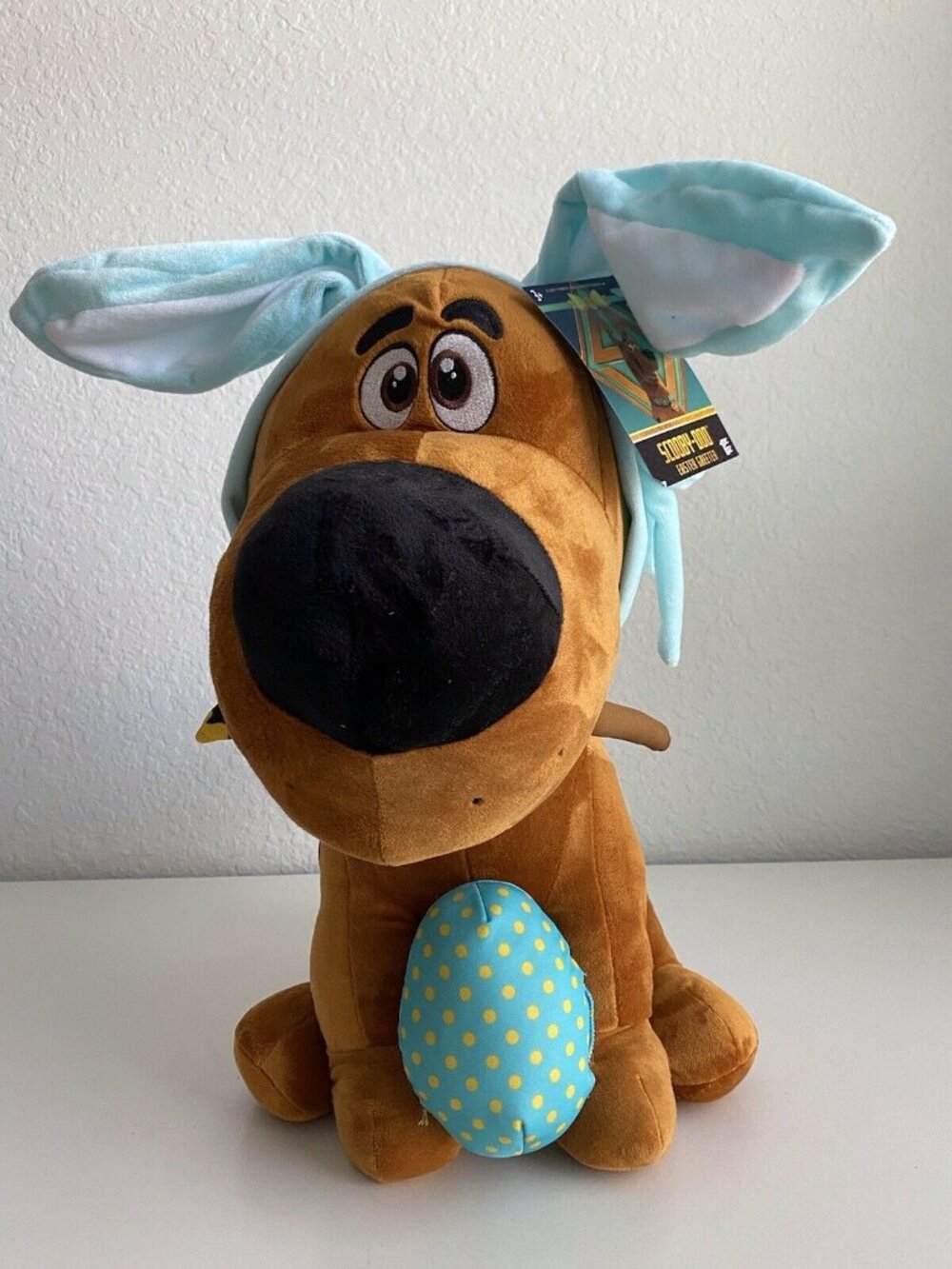 Scooby Doo Easter Bunny Greeter 2022 Gemmy Pastel Large Plush 20” NEW
